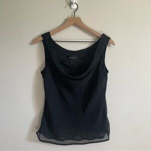 connected apparel Y2K Black Sleeveless Blouse